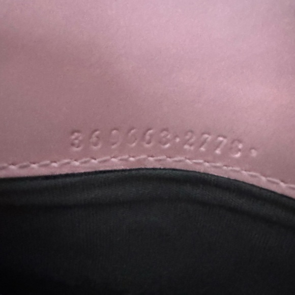 Gucci Pink Leather Wallet with Gold Chain - Picture 10 of 10